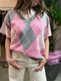 GILET A ROMBI MOTEL