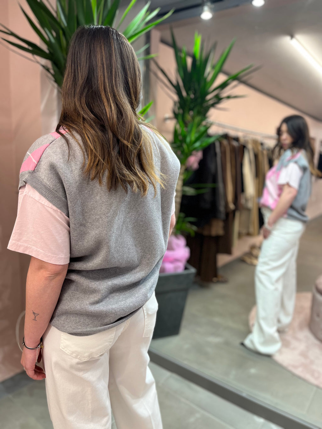 GILET A ROMBI MOTEL