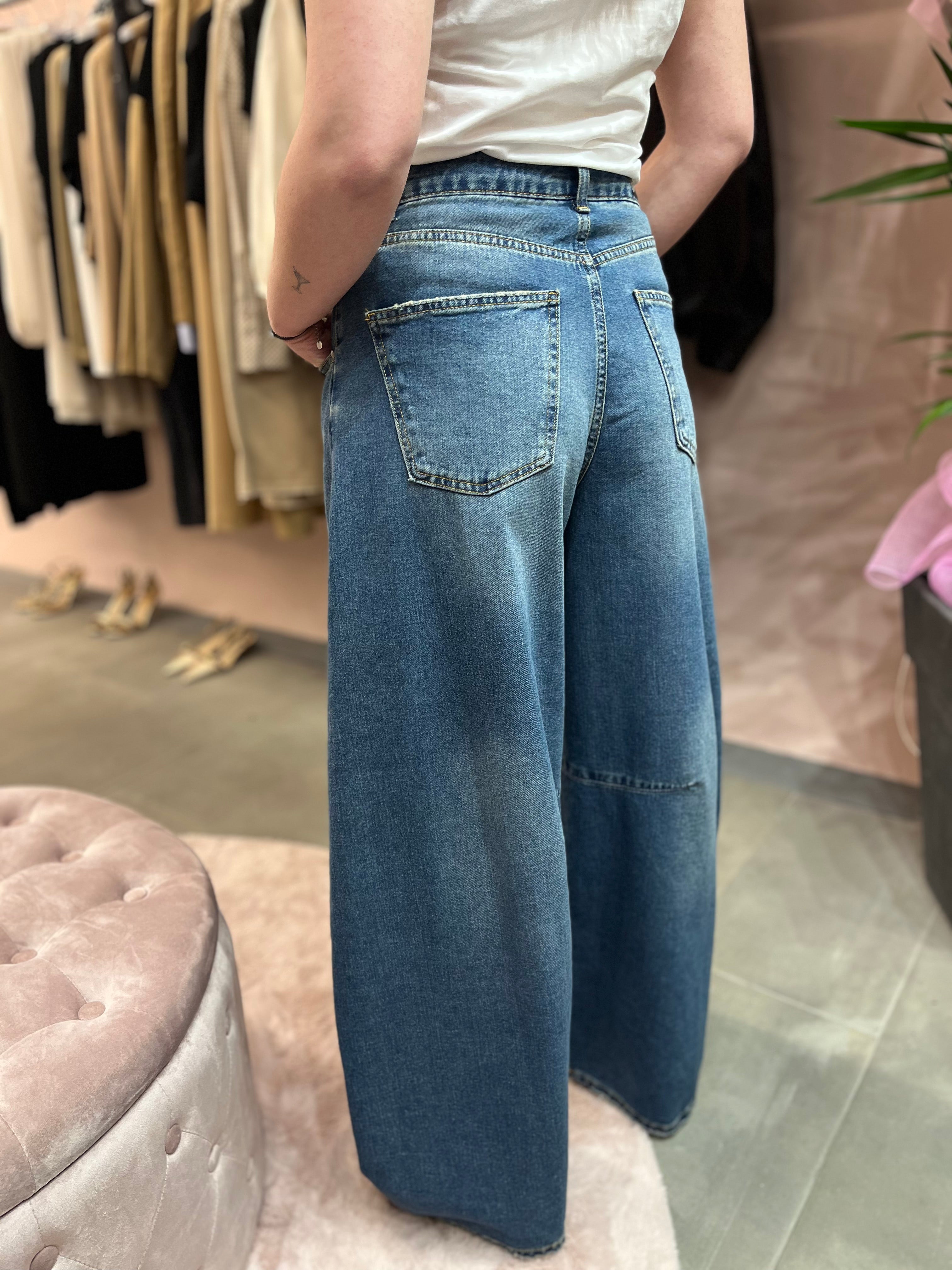 JEANS AMPIO LOUVRE 671 TENSIONE IN