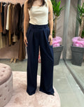 PANTALONE PALAZZO CON PENCES MOTEL