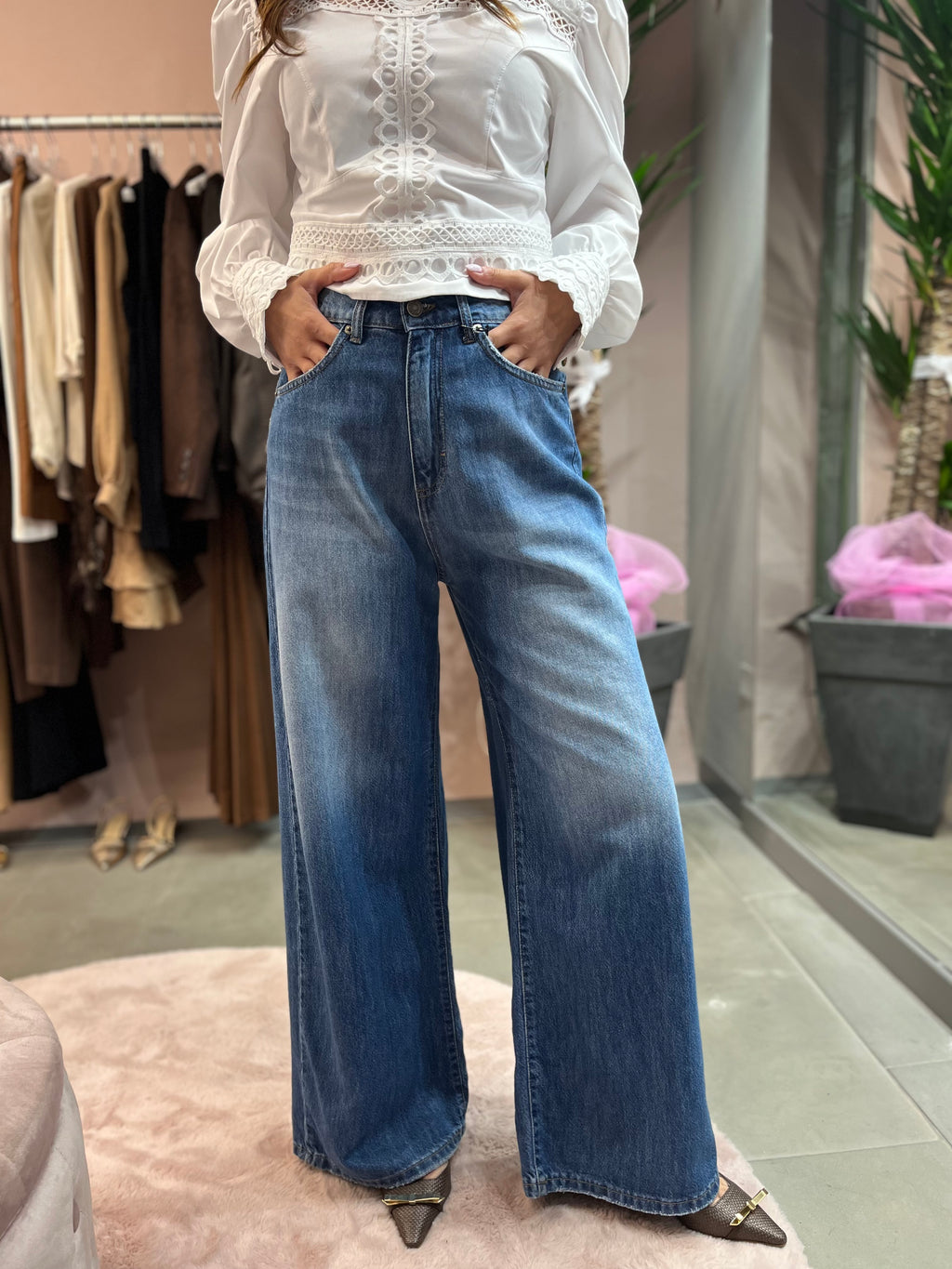 JEANS GIUSI SUPERPOCKET TENSIONE IN