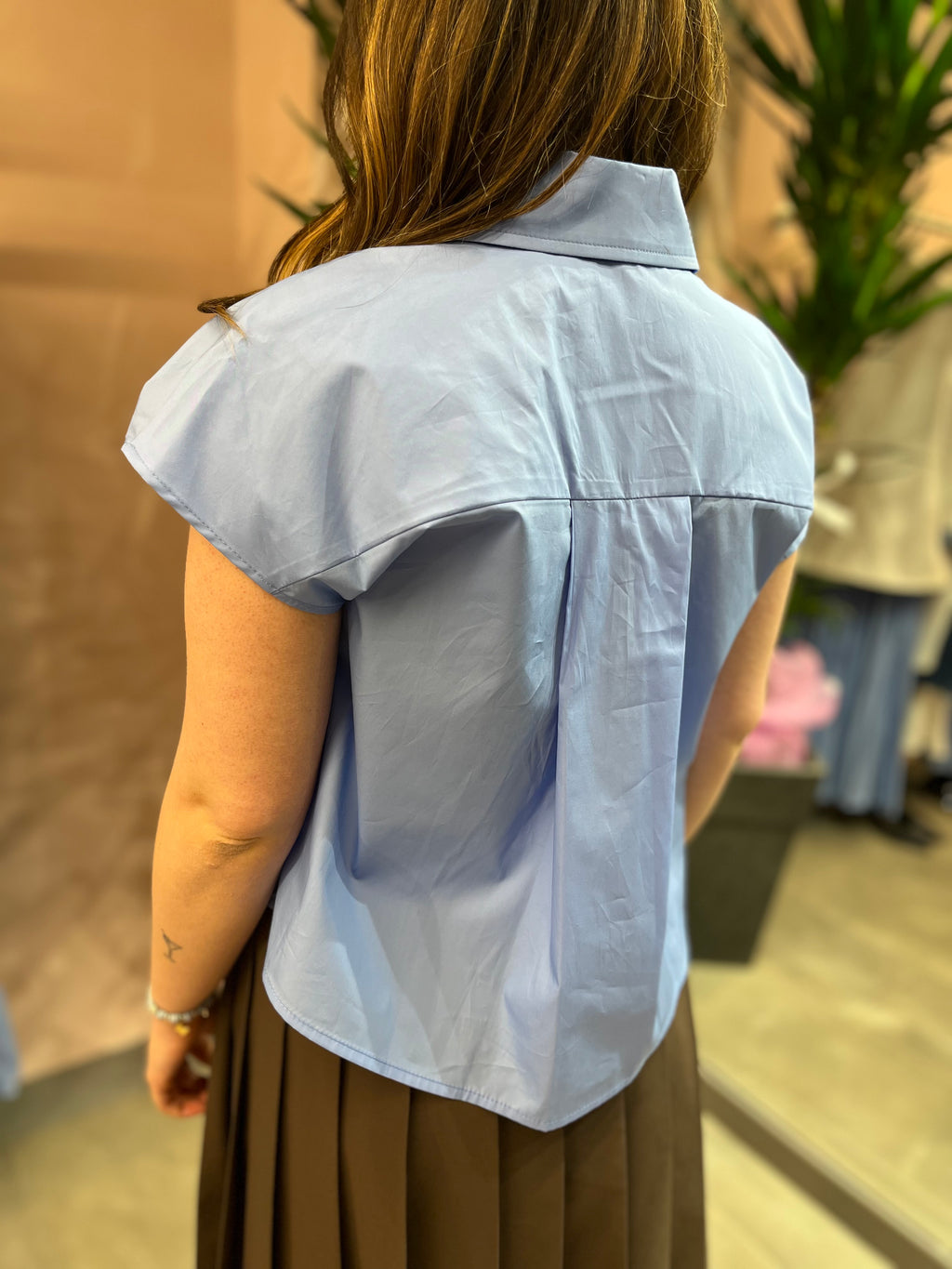 CAMICIA SMANICATA GIOIELLO TENSIONE IN