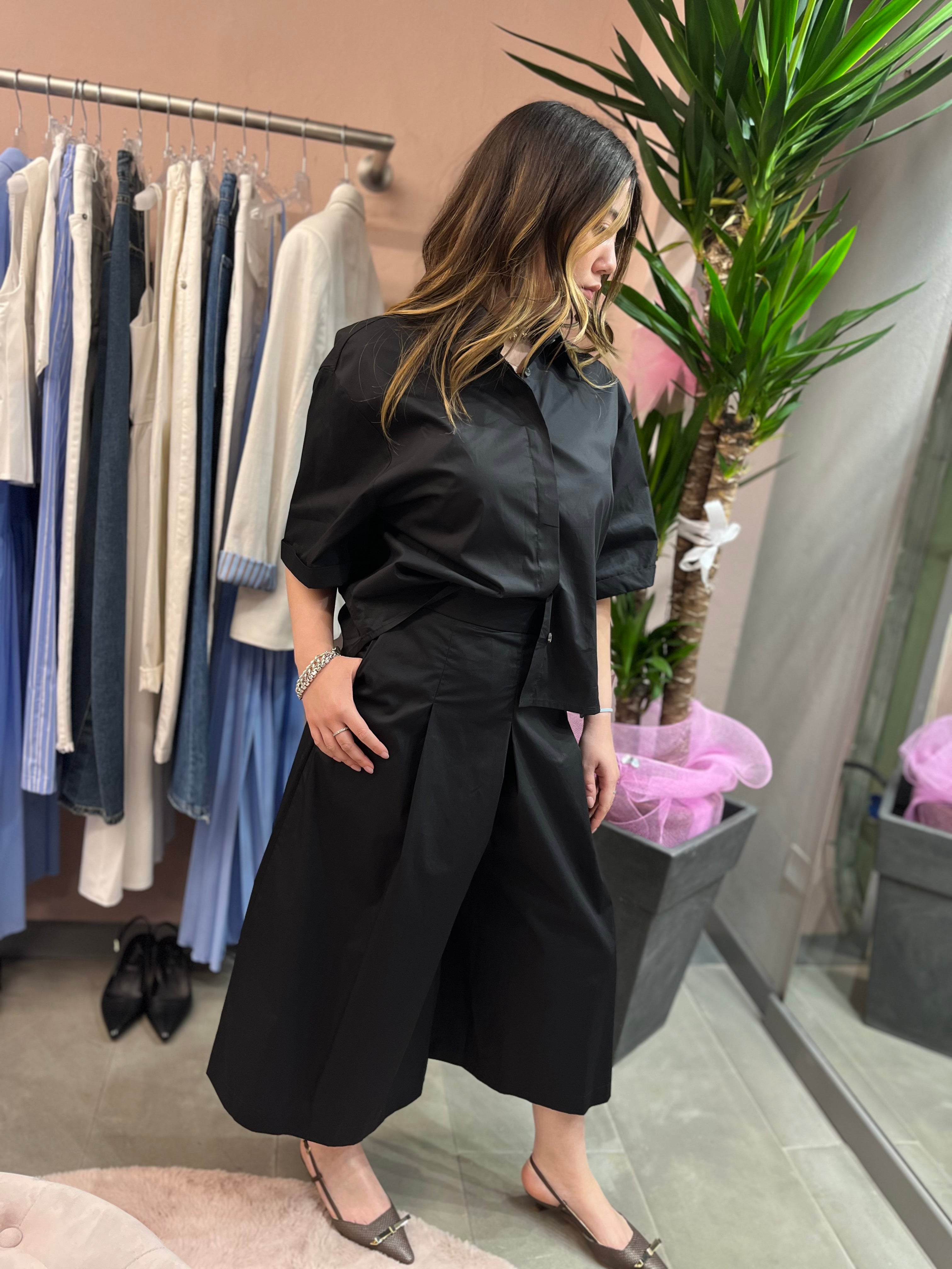 PANTAGONNA IN COTONE TENSIONE IN