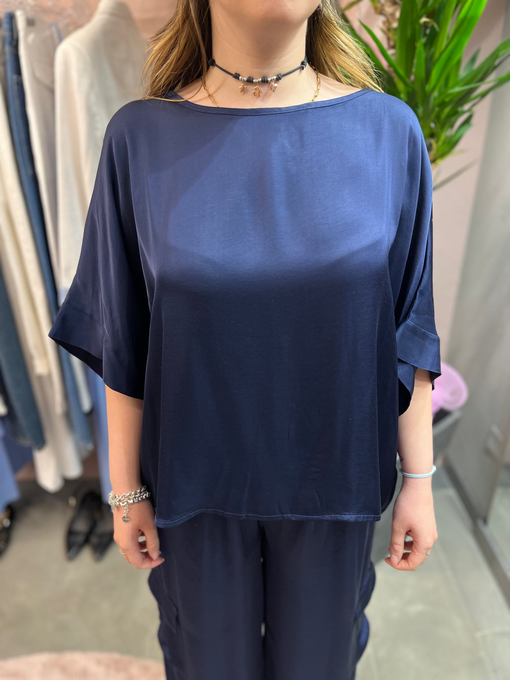 BLUSA MARINE TENSIONE IN