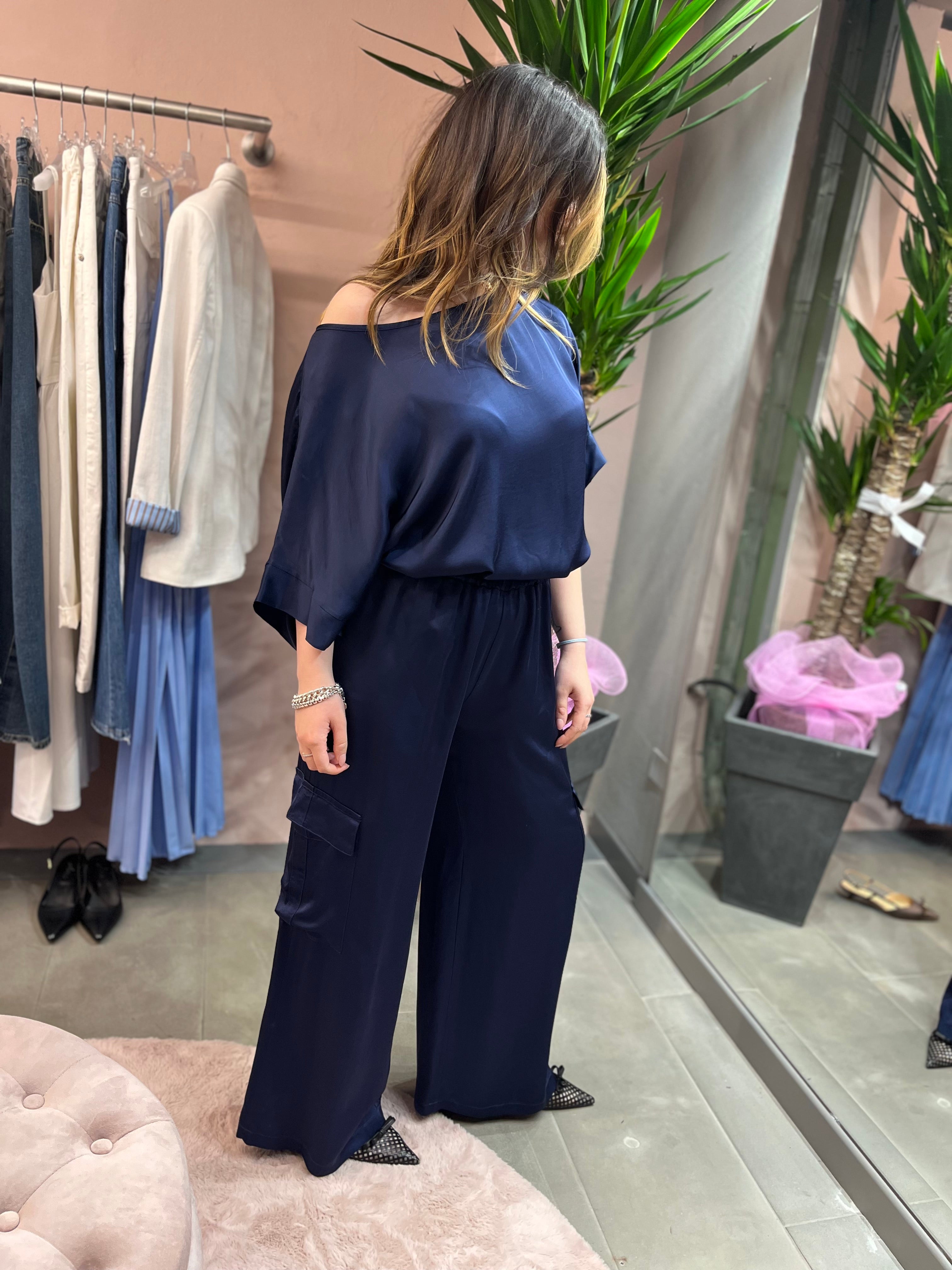 BLUSA MARINE TENSIONE IN