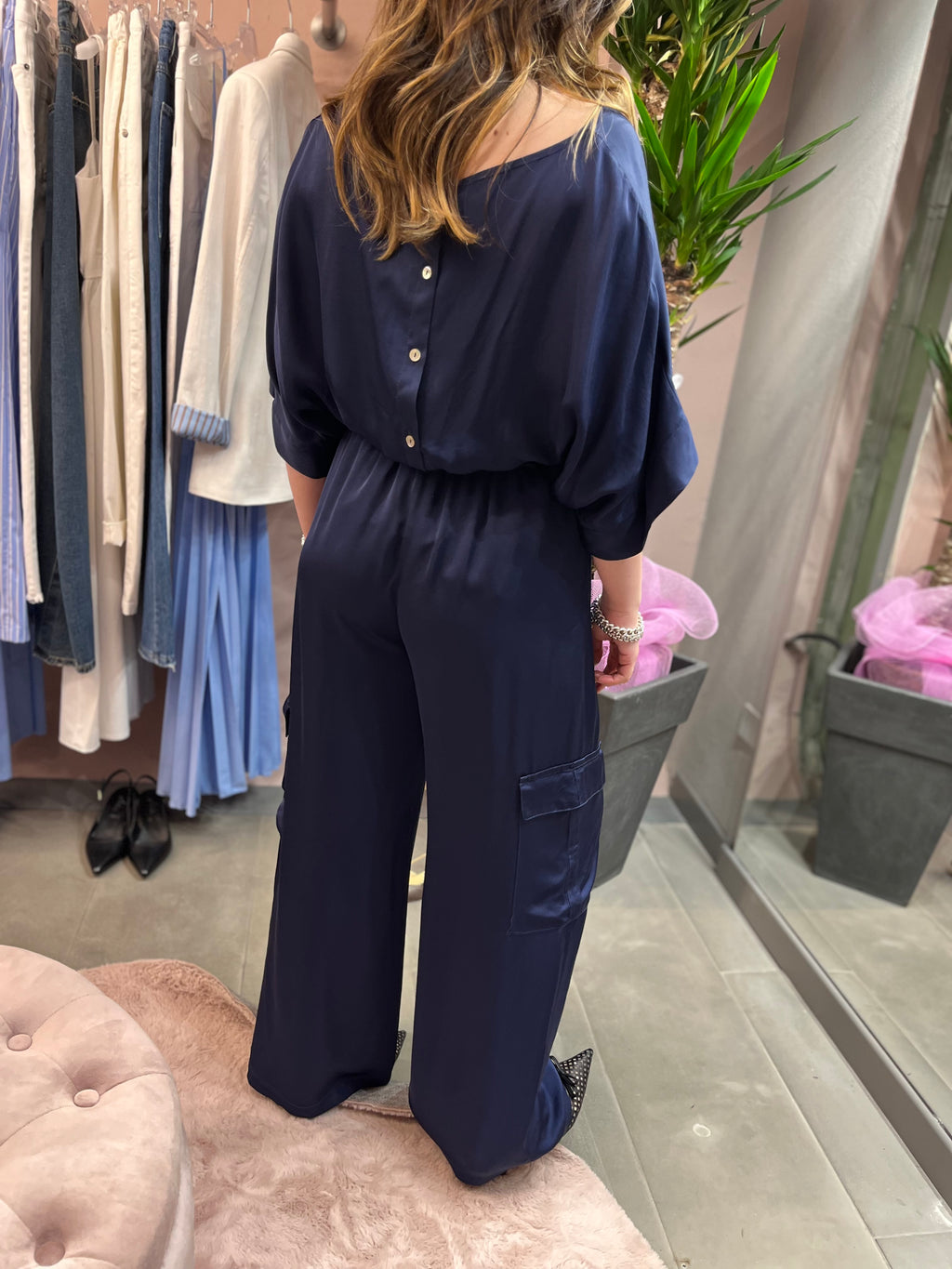 PANTALONE CARGO TENSIONE IN