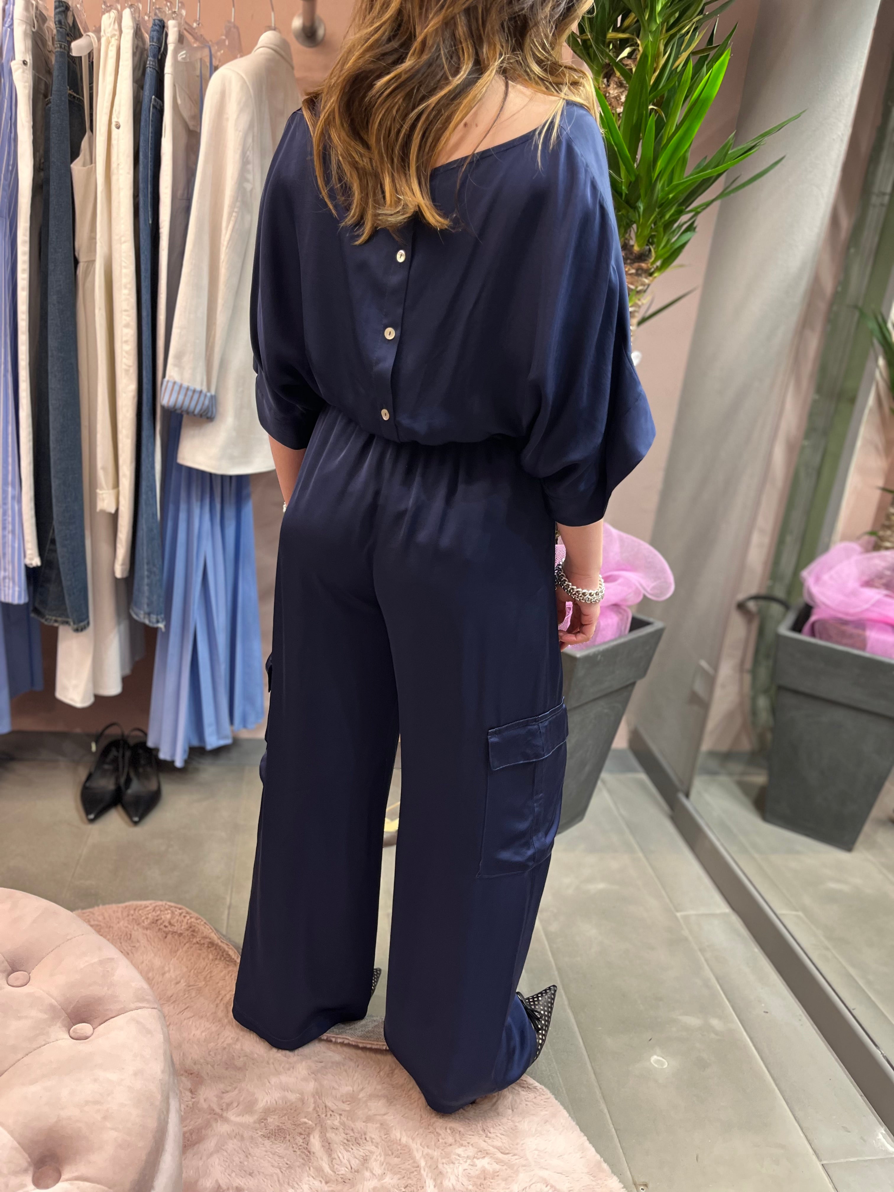 PANTALONE CARGO TENSIONE IN