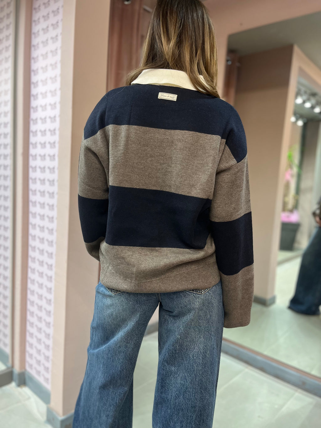 POLO IN MAGLIA ASTRE - GRACE&MILA