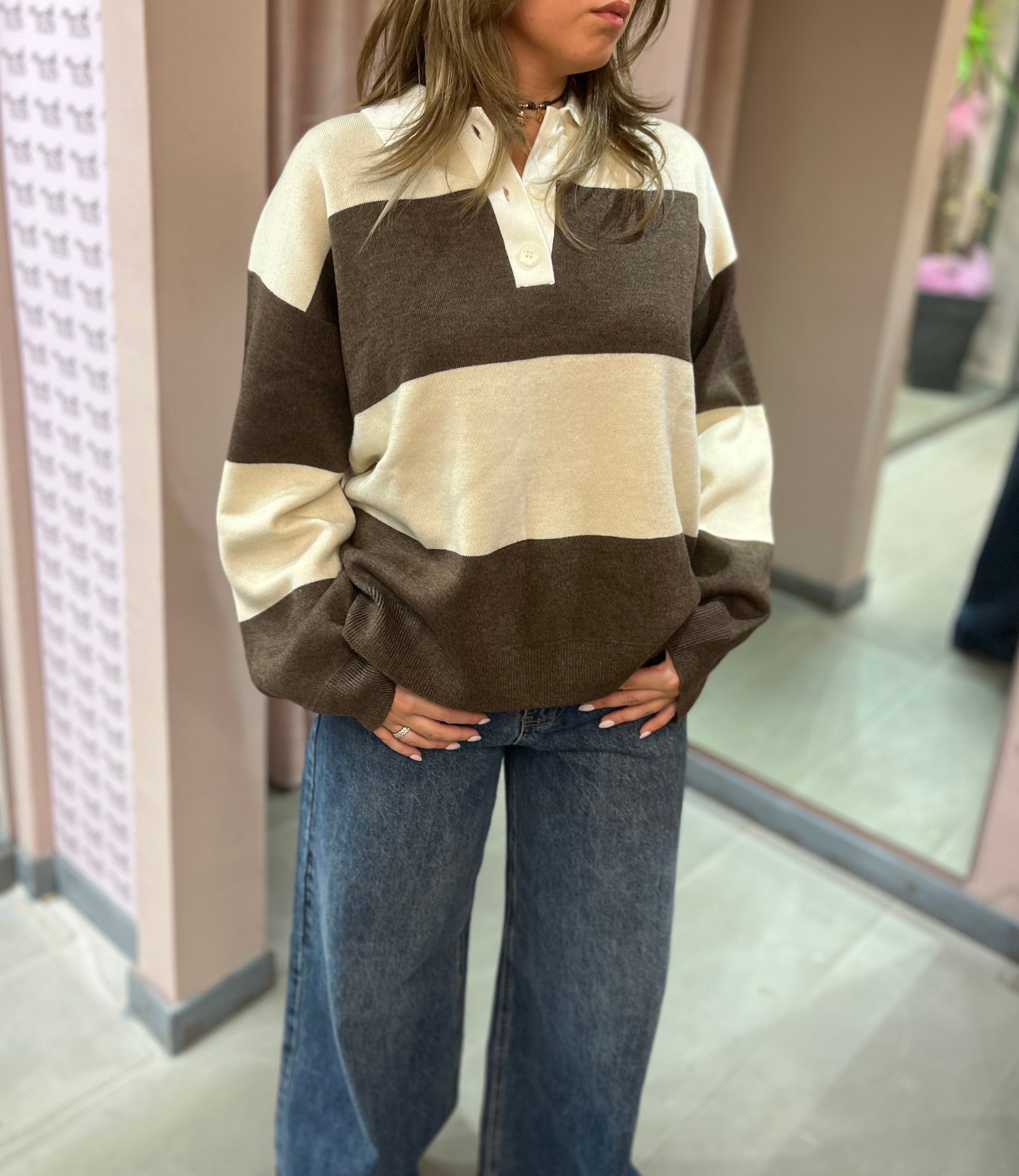 POLO IN MAGLIA ASTRE - GRACE&MILA